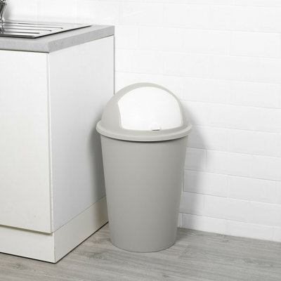 Roquemore Plastic Manual Lift Kitchen Trash Can - 50L