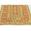 Tapis intérieur de la laine en laine 3 pi 4 po x 4 pi 9 po one-of-kind à la main noué la new age Elland
