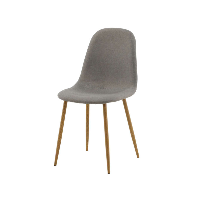 Stets 48cm H Upholstered Cantilever Chair, Nature, Grey