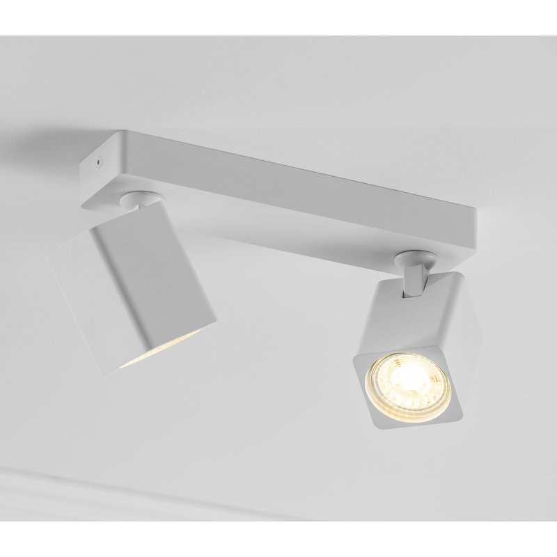Casie Semi Flush Mount, White