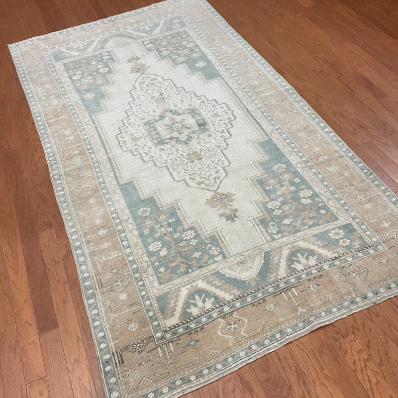 Tapis turc en laine Oushak fabriqué à la main Herat