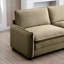 Repose-pieds en velours côtelé Corduroy, convient aux canapés à plusieurs places, repose-pieds confortable en tissu brun clair, compatible avec divers espaces de détente-1193294477