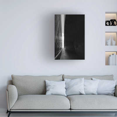 Wrapped Canvas Wall Art - Filipe P Neto 'Between The Shadow And The Light' Wall Art for Living Room, Bedroom, or Office Décor  - 12x19