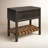 Colleen 1-Drawer Solid and Manufactured Wood Nightstand with Open Shelf-1847001594