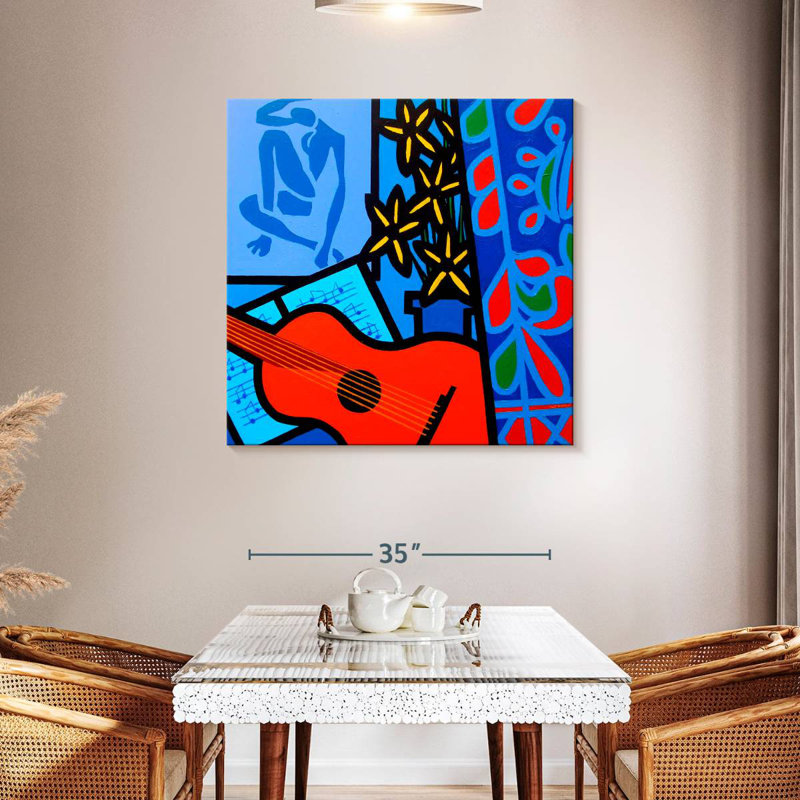 Nature morte avec Matisse II, H 39 po x l 39 po