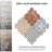 Riga 24" x 22" Ceramic Patterned Wall & Floor Tile