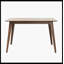 [Vidéo] Table de salle à manger Pieds en bois massif, noyer