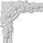 8"W x 8"H x 1 1/8"P Seville Panel Moulding Corner