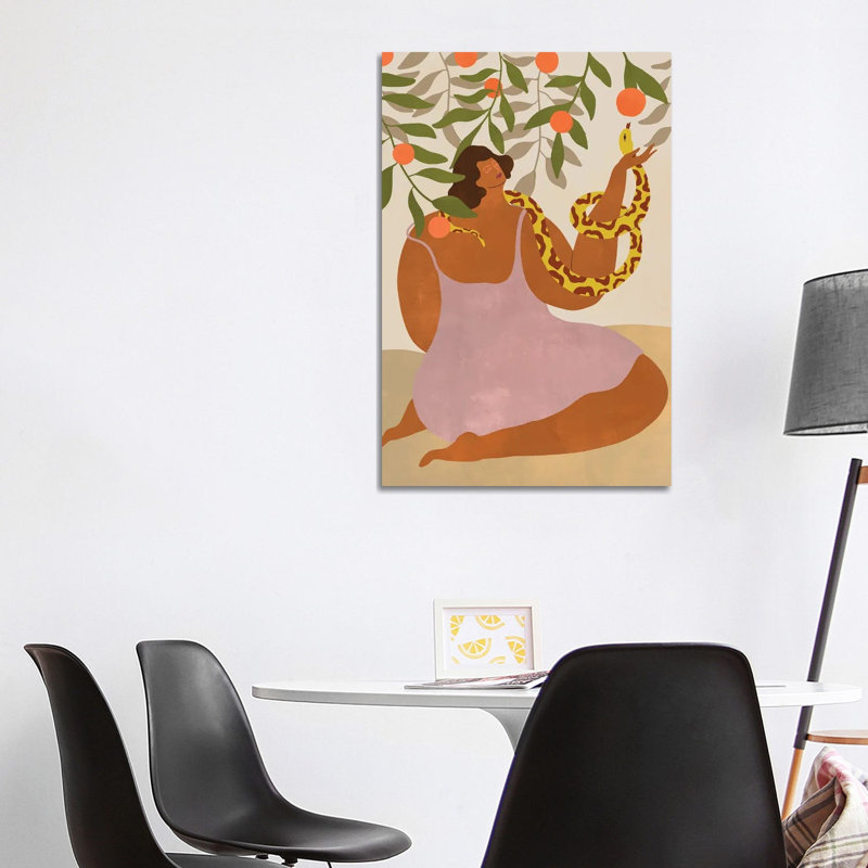 «The Smell Of Orange» par Arty Guava - Giclée sur toile tendue avec châssis, H 40 po x l 26 po x P 1,5 po