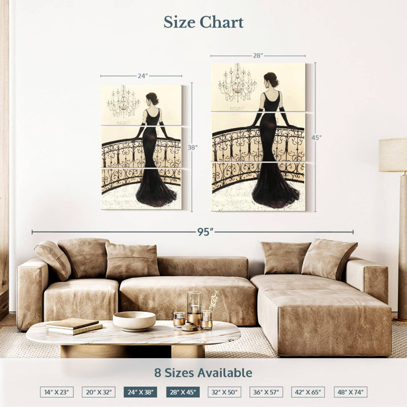 Shuttleworth La Belle Noir, 38" H x 24" W