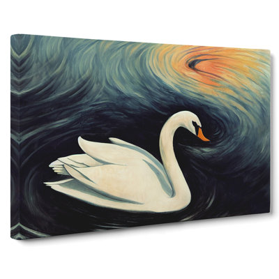 Showstopping Swan - Wrapped Canvas