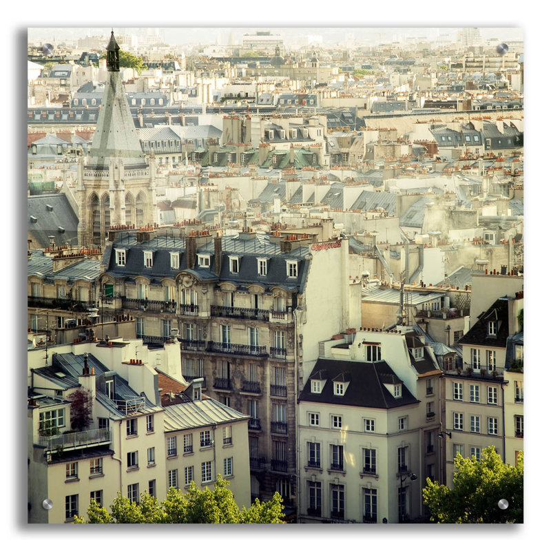 " Paris Calling " by Irene Suchocki, 24" H x 24" W x 0.2" D