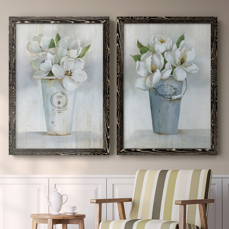 Fleuriste Francais I-Premium, toile encadrée - prête à être accrochée, H 31,5 po x l 88 po x P 1,5 po, Noir