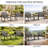 Kozyard 3-Piece Rocking Chair Set, Outdoor Rocking Textilene Bistro Set with Wooden Armrests, Outdoor Conversation Set with Glass Table for Lawn, Porch, Yard, Garden, Balcony, Poolside, Gray-101124300-101124299