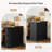 Wood End Table Set, 2-Drawer, No Assembly Required-1638478437