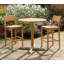 Bermuda Outdoor Round Teak Bar Table-1591168292