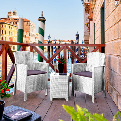 Outdoor Lounge Set Jupiter, Garden Set with Cushions, Rattan Effect