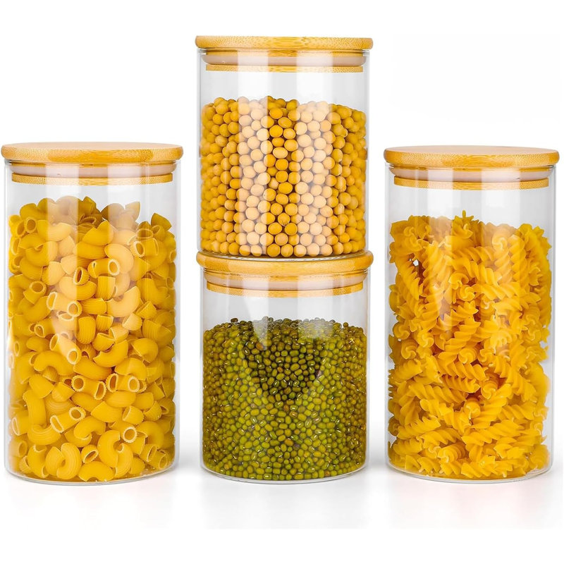 Glass Jar - Set of 4