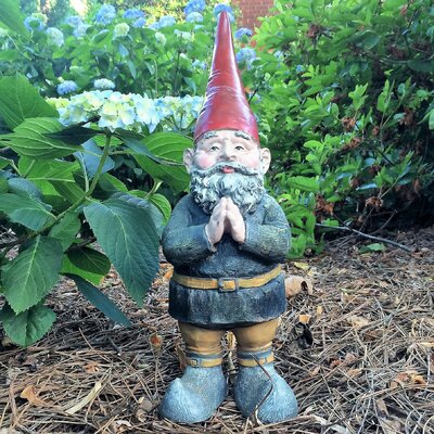 Old World Gnomes Mordecai Praying Hands Gnome Garden Statue -  HomeStyles, 36025