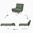 Clarissa Upholstered Accent Chair-1158777837