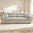 Woven Chenille Striped Compression Sofa-425863613