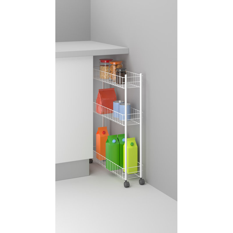 Fino All-Purpose Trolley With 3 Levels White