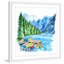 «Banff National Park», reproduction encadrée-20394421