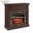 Fireplace Mantel (23" Fireplace Not Included)--Cherry,41.34"W*14"D*40"H-1473453306