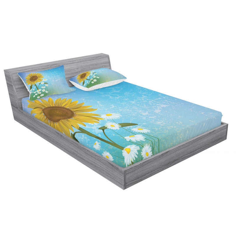 Microfiber Sheet Set, Full Sheet Set with Fitted Sheet