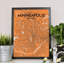 « minneapolis »-impression d’art graphique sans cadre sur papier-31737265