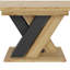 Extendable Metal Base Dining Table