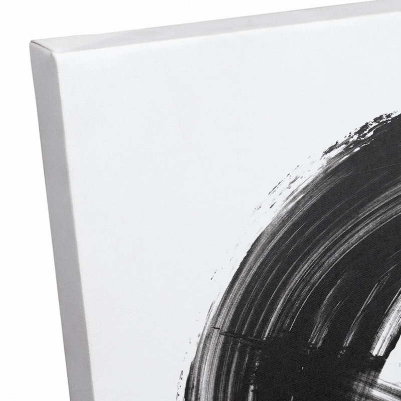 « black brush strokes », impression sur toile