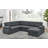Upholstered U-Shaped Sectional Right Hand Facing-410888778
