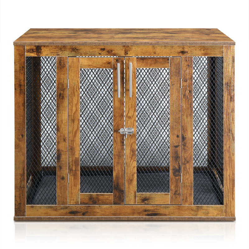 Table de bout pour chien avec plateau pour petits chiens, H 31,1 po x l 38,6 po x P 28 po