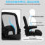 Grande chaise de bureau ergonomique Mangran 500 lb