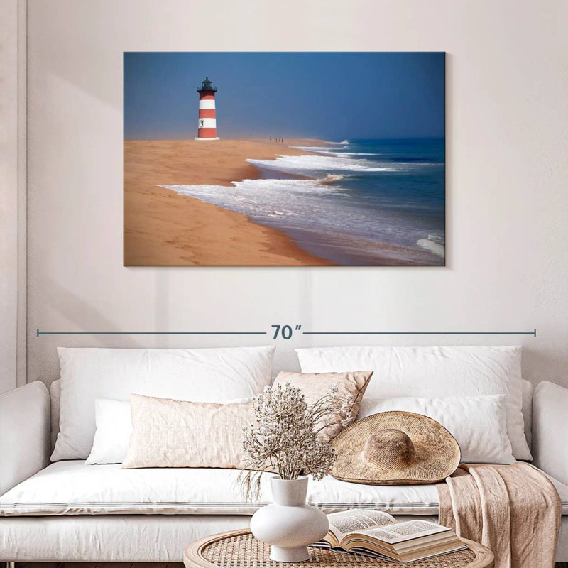 Aletra, Nouvelle-Angleterre, phare de Cape Cod, H 30 po x l 45 po