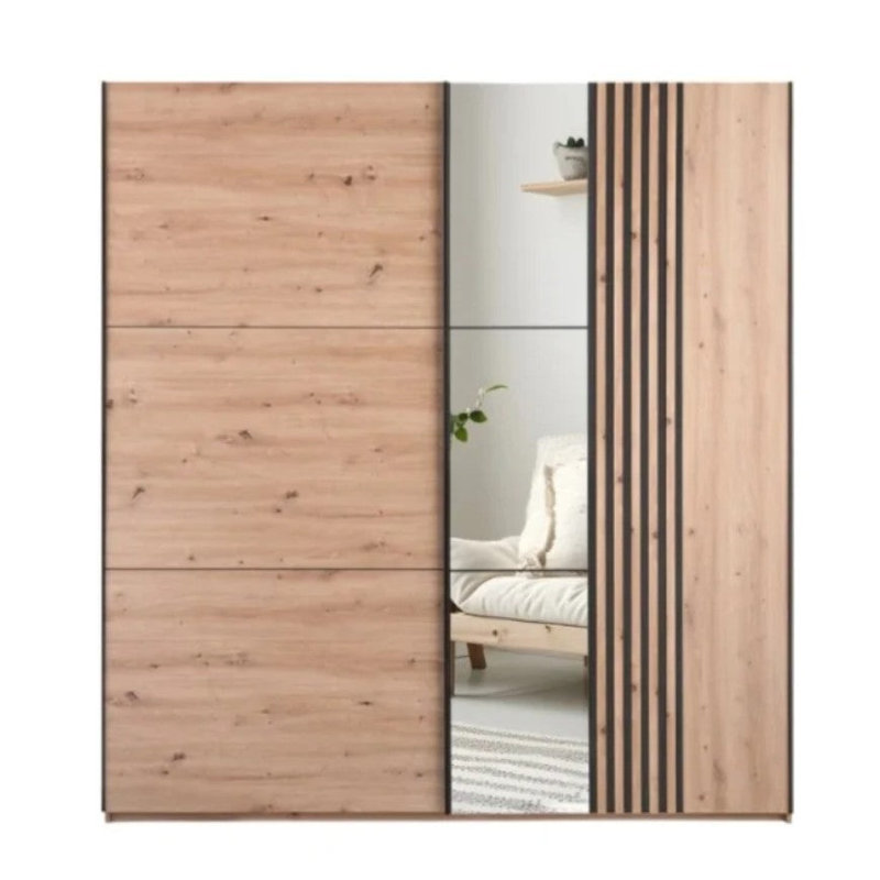 Manufactured Wood Wardrobe, Oak Artisan