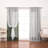 Polyester Trellis Laser Cut Out Curtains-57947335