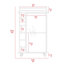 Chariot-bar Dukat, deux tablettes, six supports à vin intégrés, quatre roulettes-1008931346-1008931359