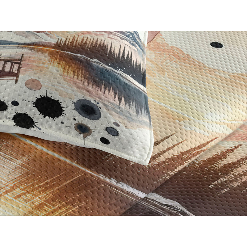 Polyester Coverlet, King Coverlet + 2 Standard Shams