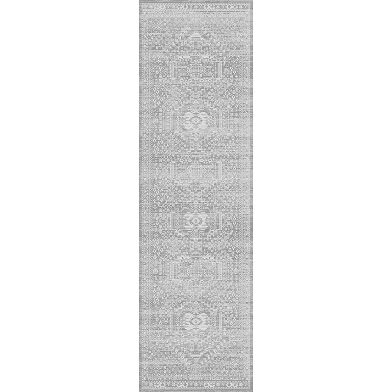 STERLING 2.2X7.7 18844-910 GREY/IVORY, Runner 2'2" x 7'7"