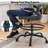 Laquon Ergonomic Mesh Drafting Chair with Adjustable Footrest Ring-1969279666
