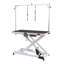 Table de toilettage électrique pour animaux de compagnie de 127 cm (50 po), charge maximale de 181 kg (400 lb), bras de toilettage robuste pour grands chiens, station de toilettage réglable en hauteur, plateau antidérapant.