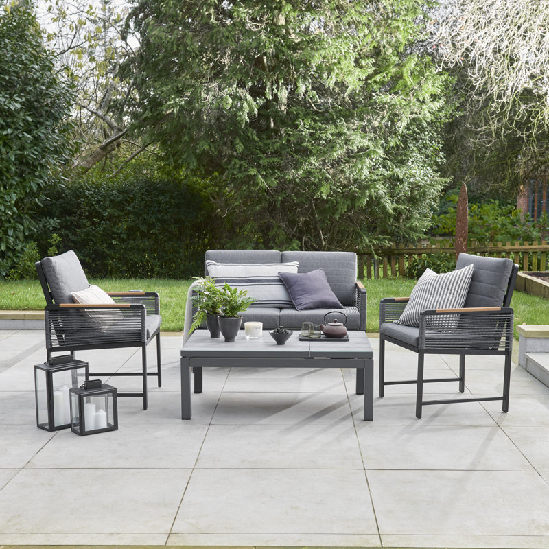 Bousov - Bellmount Two Seater Sofa Set with 3-Way Table