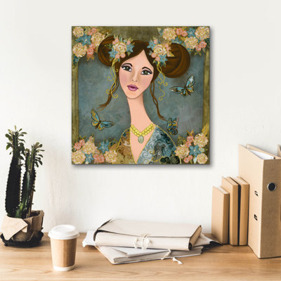 'Caroline' by RomantzArt Canvas Wall Art