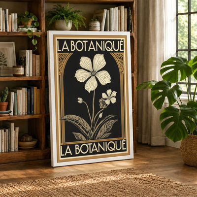 La Botanique Art Deco - Wrapped Canvas