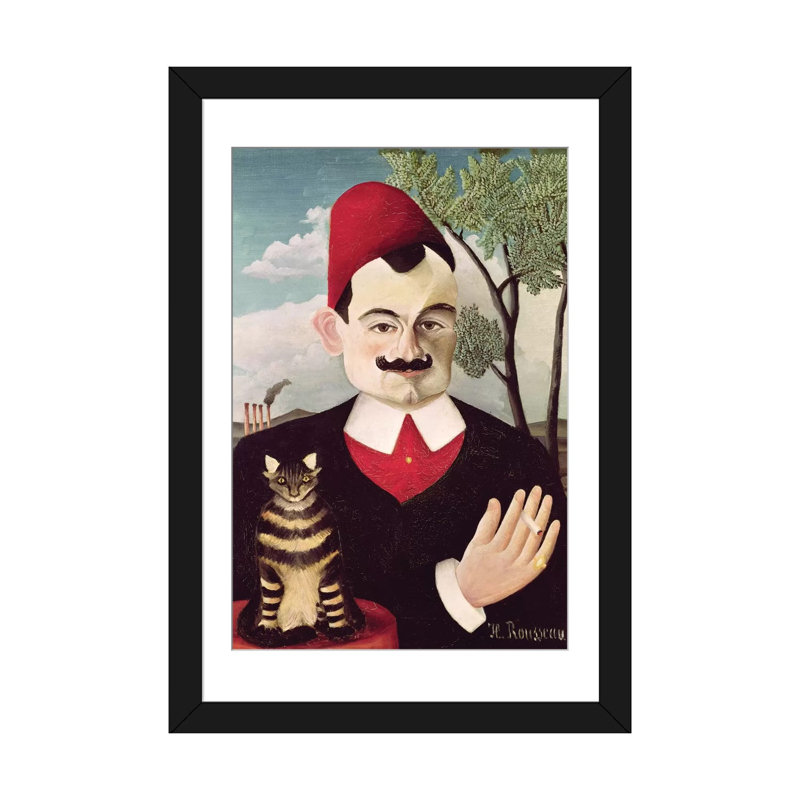 « portrait of pierre loti, c. 1891 », reproduction d’art sur toile tendue, H 24 po x l 16 po x P 1 po, Blanc