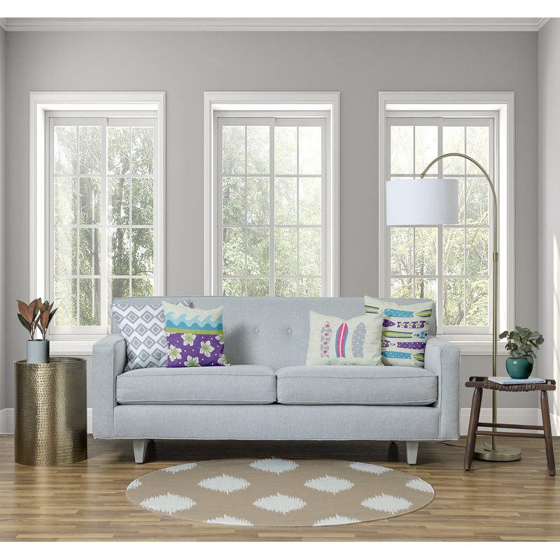 Kavita Chenille Polka Dots Indoor Rug, Round 5'