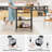 Intyre Metal Bar Cart