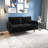 Anacapa 58" Velvet Round Arm Sofa Loveseat-813055681